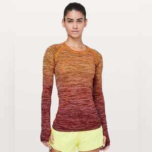 Lululemon Swiftly Tech Long Sleeve RARE Sea Wheeze edition